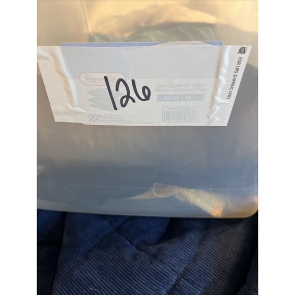 Cloth & Stone Womens Button Up Shirt Size Medium Pink Striped Short Sleeve Sheer - Picture 9 of 9